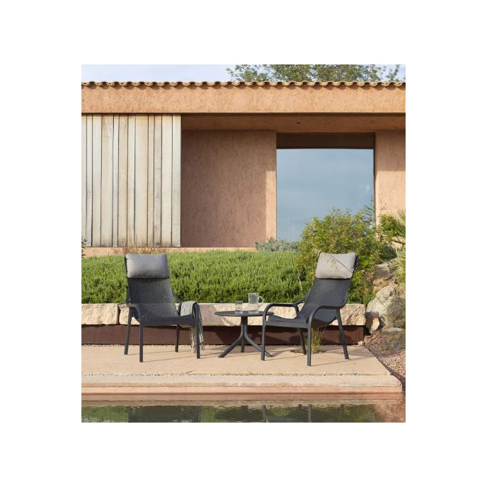 Fauteuil Net Lounge - Anthracite Nardi