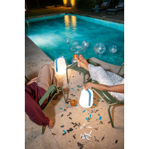 Lampe  Balad 2 H.25 cm Bleu maya Fermob