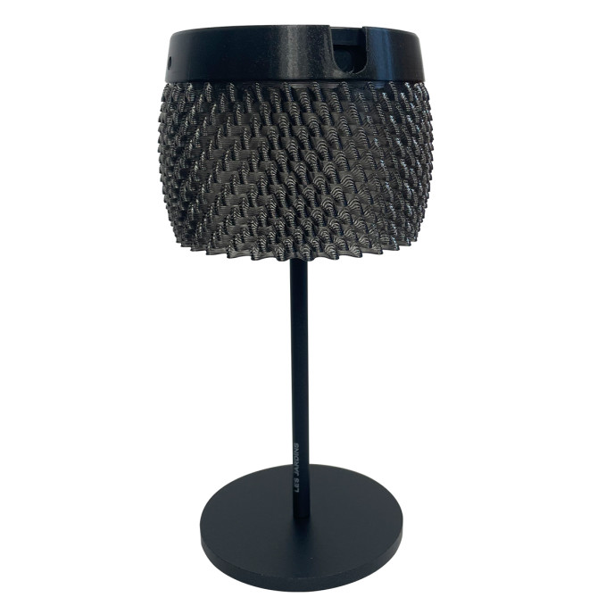 Lampe de table solaire Lolie cendre 200 lumens - Les Jardins