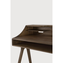 Bureau Flow en teck brun Ethnicraft