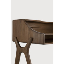 Bureau Flow en teck brun Ethnicraft