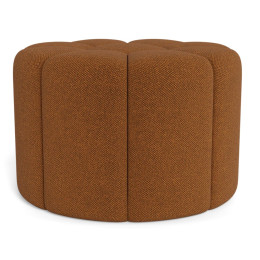 Pouf Zone Ø60 cm Denno Orange rouille Flexlux