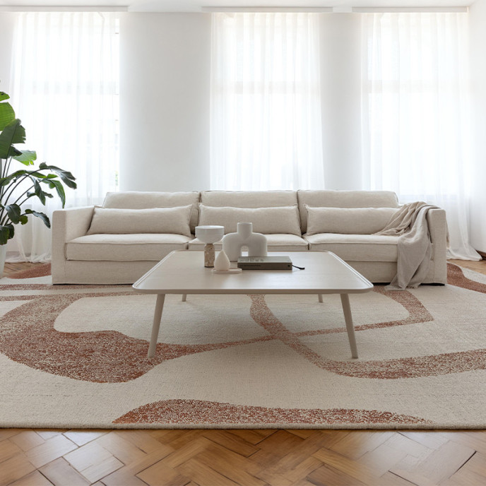 Tapis Rio 240x340 cm Kaki Idaho