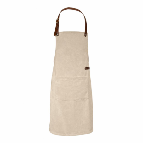 Tablier en toile avec poche Beige Doxx