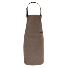 Tablier en toile avec poche Marron Doxx