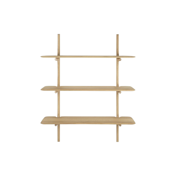 Etagère murale chêne L100 H 126 Ethnicraft