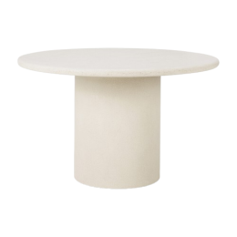 Table Elements Ø125 en microciment Ethnicraft