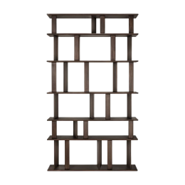 Etagère Block en Acajou L 133 H 207 cm Etnicraft