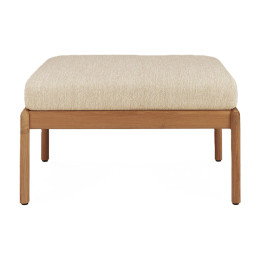 Repose-pieds en teck & tissu - couleur sable Ethnicraft
