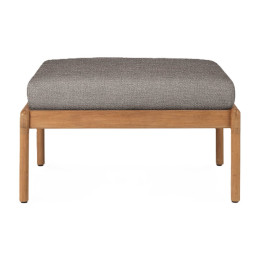 Repose-pieds en teck & tissu - couleur mocha Ethnicraft