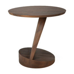 Table d'appoint Oblic en teck brun Ethnicraft