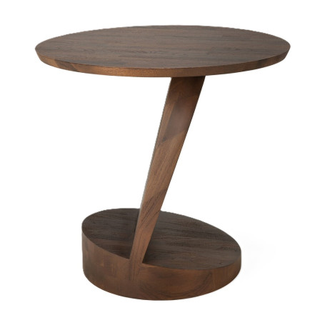 Table d'appoint Oblic en teck brun Ethnicraft