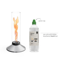 Cheminée de Table SPIN X 900 Argent Höfats