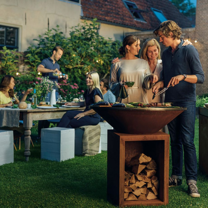 Brasero Classic Storage Corten 100 Ofyr