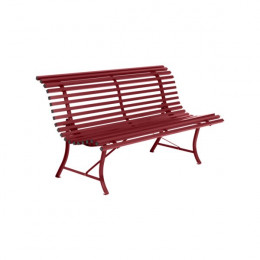 Banc Metal Louisiane 150 Fermob Piment