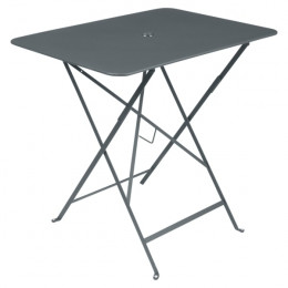 Table Bistro 77 X 57 Cm Fermob Gris Orage