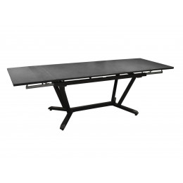 Table Extensible Vita 180/280 cm Graphite Gris Proloisirs