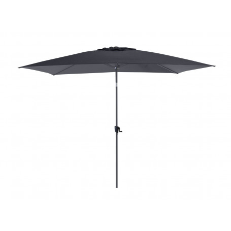 Parasol Droit Aluminium 3 X 2 m Gris Proloisirs