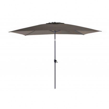Parasol Droit Aluminium Ø 300 Cm Taupe Proloisirs