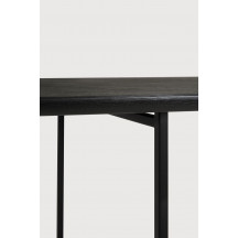 Table Arc en chêne - noir - vernis 250 x 100 Ethnicraft