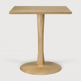 Table Torsion carrée en chêne - vernis 70 x 70 Ethnicraft
