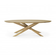 Table basse Mikado ovale en chêne Ethnicraft