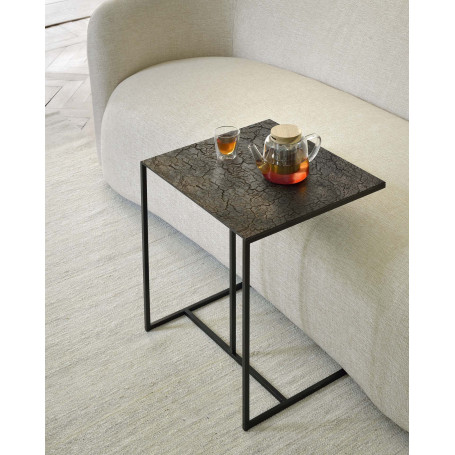 Table d'appoint Triptic - lava whisky Ethnicraft