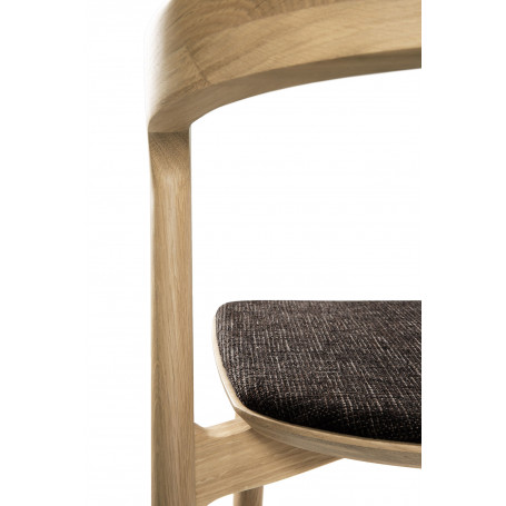 Chaise Bok en chêne - brun foncé Ethnicraft