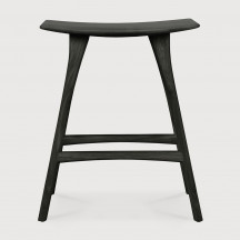 Tabouret de bar Osso en chêne noir Ethnicraft