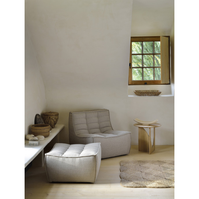 Canapé N701 - repose-pieds - beige Ethnicraft