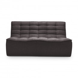 Canapé N701 - 2 places - gris foncé Ethnicraft