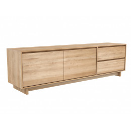 Meuble TV Wave en chêne L 210 cm Ethnicraft