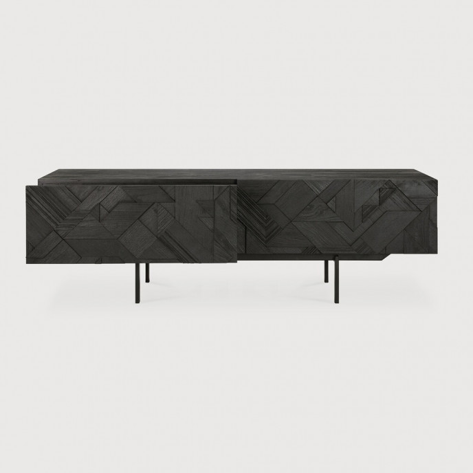 Meuble TV Graphic en teck L 160 cm Ethnicraft Meuble TV Graphic en teck L 160 cm Ethnicraft
