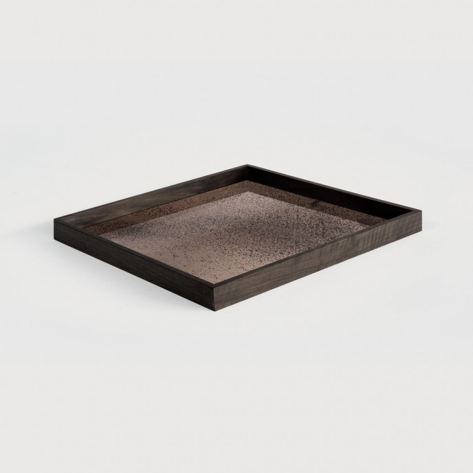 Plateau en miroir Bronze Ethnicraft