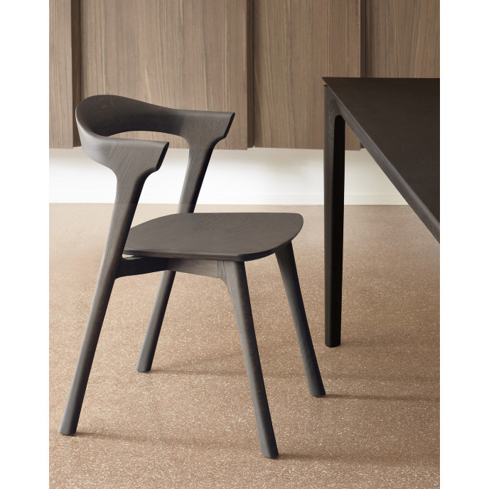 Chaise Bok en chêne brun Ethnicraft