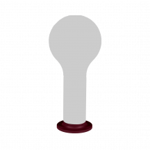 Socle Aimanté Aplo Cerise Noire Fermob