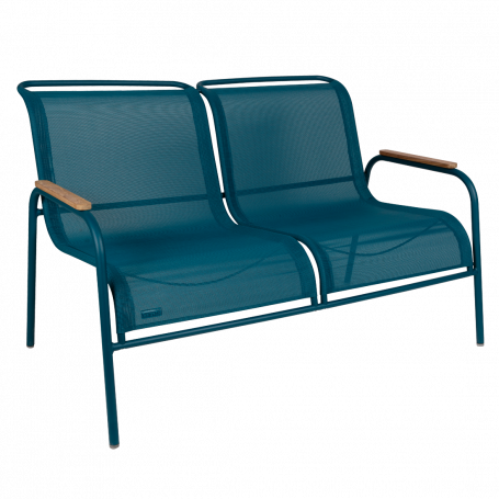 Banquette Coolside Bleu Acapulco Fermob