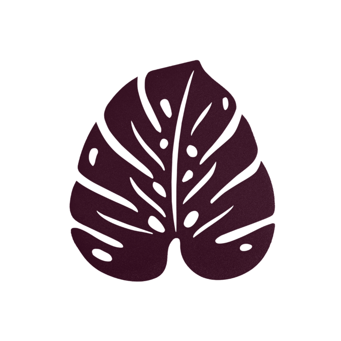 Dessous De Plat Bouquet Sauvage Monstera Cerise Noire Fermob Dessous De Plat Bouquet Sauvage Monstera Cerise Noire Fermob