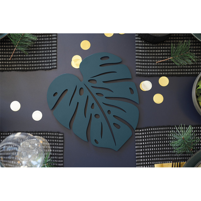 Dessous De Plat Bouquet Sauvage Monstera Vert Cedre Fermob