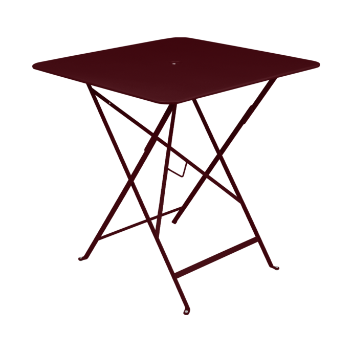 Table Pliante Bistro 71X71 Cerise Noire Fermob