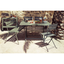 Chaise Latitude Monochrome Gris Argile Fermob
