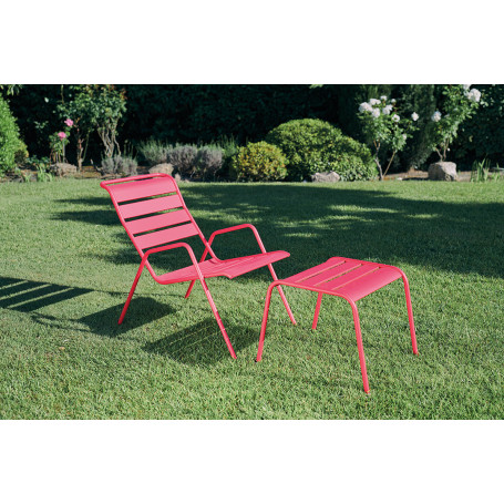 Fauteuil Bas Monceau Ocre Rouge Fermob