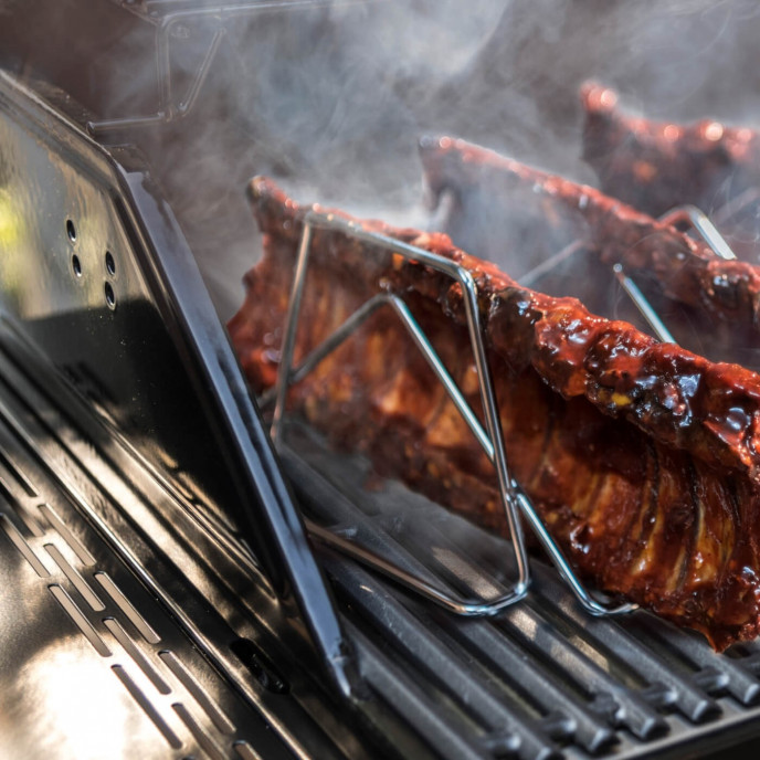Support En Inox Pour Ribs Et Rôti Grill+® Charbroil