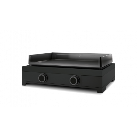 Plancha Modern gaz 60 chassis acier noir Forge Adour
