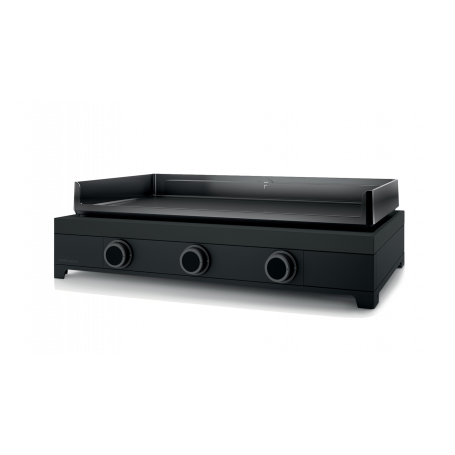 Plancha Modern gaz 75 chassis acier noir Forge Adour