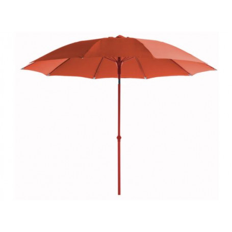 Parasol Droit Ø 270 Cm Toile et mât Paprika Alizé