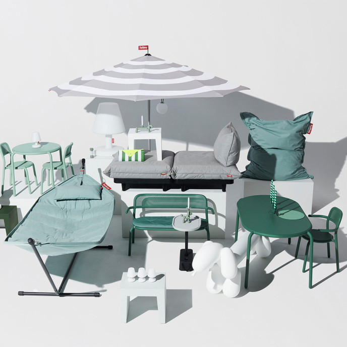 Hamac Headdemock Superb avec base noire - Seafoam Fatboy®